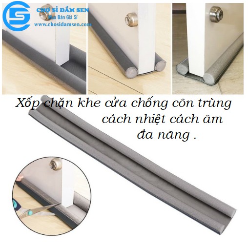 RON, NẸP XỐP CHẶN KHE CỬA CHỐNG CÔN TRÙNG, BỤI BẨN, CÁCH NHIỆT, CÁCH ÂM - TRÁNH KẸT CHÂN TAY TRẺ NHỎ