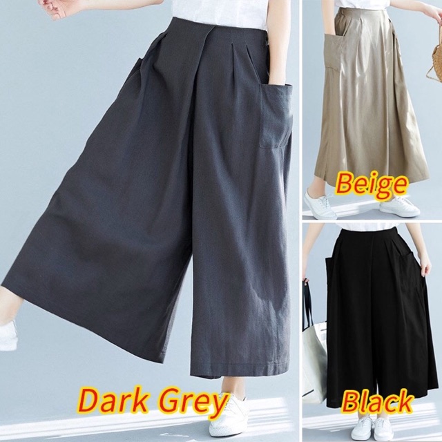 Quần lửng ống rộng culottes