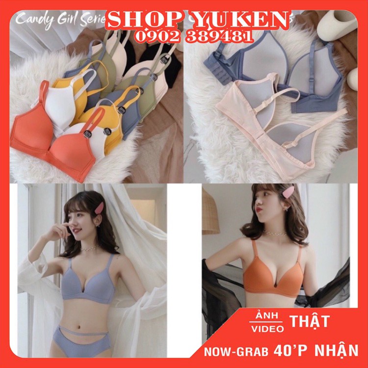♥️ Hàng Mới Về♥️Áo lót áo ngực không gọn mỏng thông hơi Candy girl siêu mát siêu êm A1004