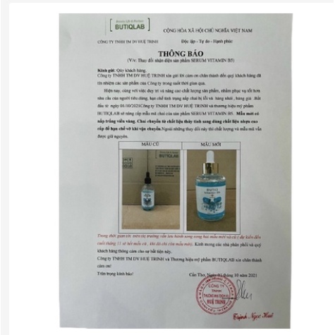 [Chính Hãng] Serum HA. B5 Vtac, Butiq Lab Hàn Quốc 100ml l Sáng Da. Cấp Ẩm Dùng Cá Nhân SPA -TMV.