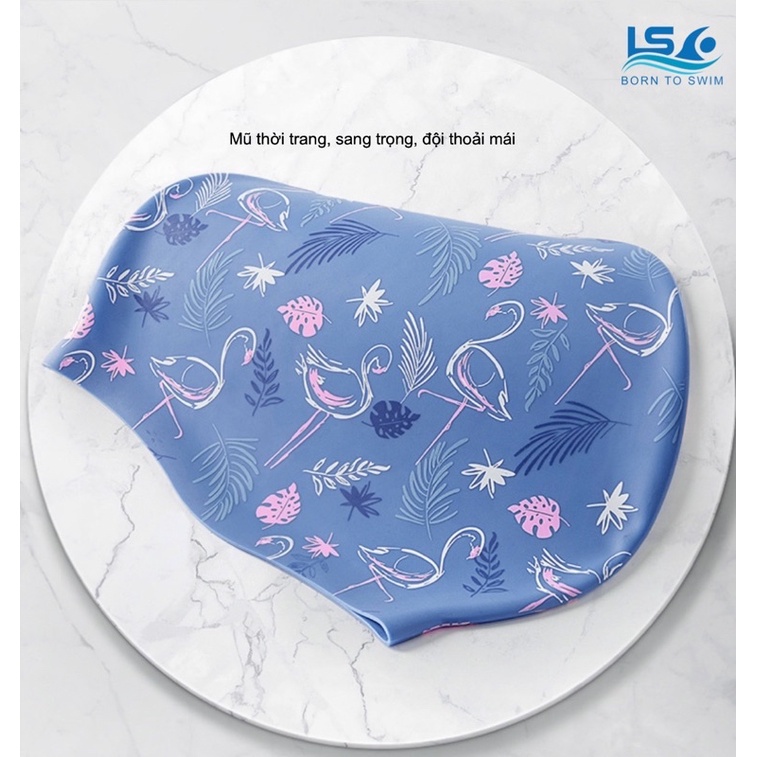 Mũ bơi 361 hàng chính hãng co giãn tốt
