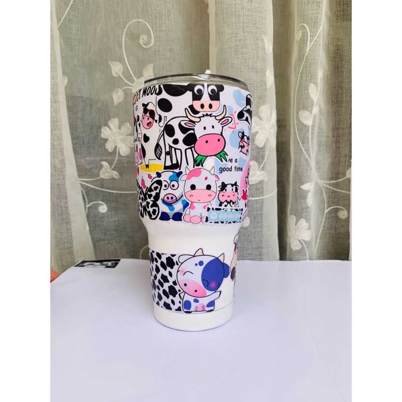 Sticker Bò Sữa Dán Mũ , Laptop , Máy tính , Điện thoại chống nước cực xịn