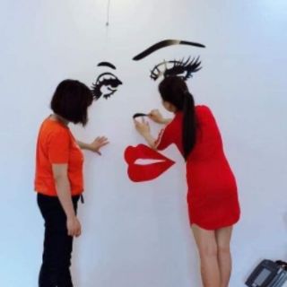 Tranh dán mica