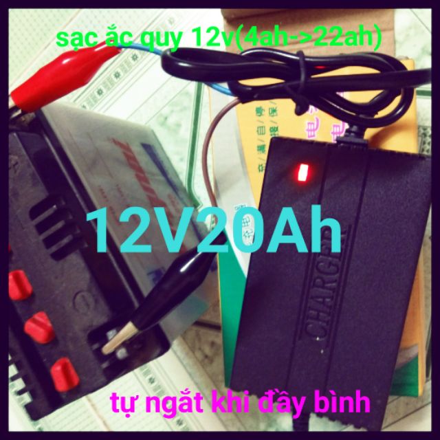 Bộ nạp ắc quy 12v tự ngắt khi đầy