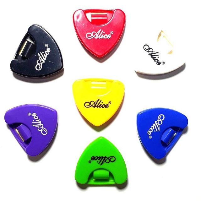 hộp đựng phím gãy đàn guitar, hộp đựng pick guitar dán trên thùng đàn