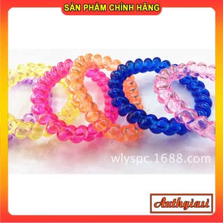 Chun buộc tóc xoắn dễ thương không đau tóc
