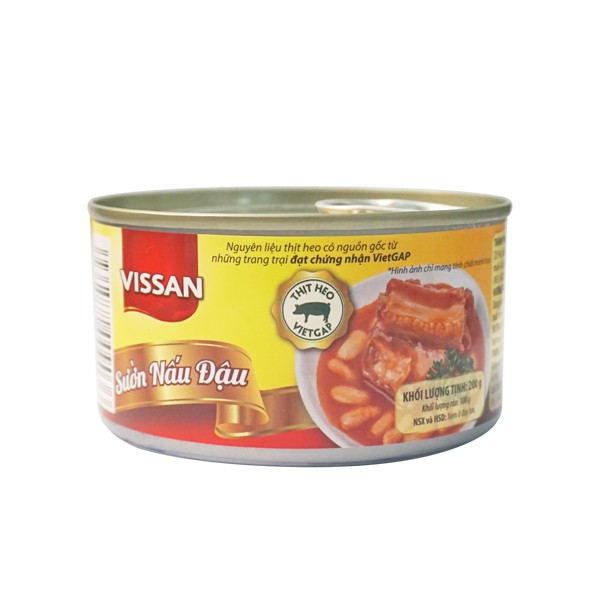 Sườn nấu đậu Vissan Hộp 200g