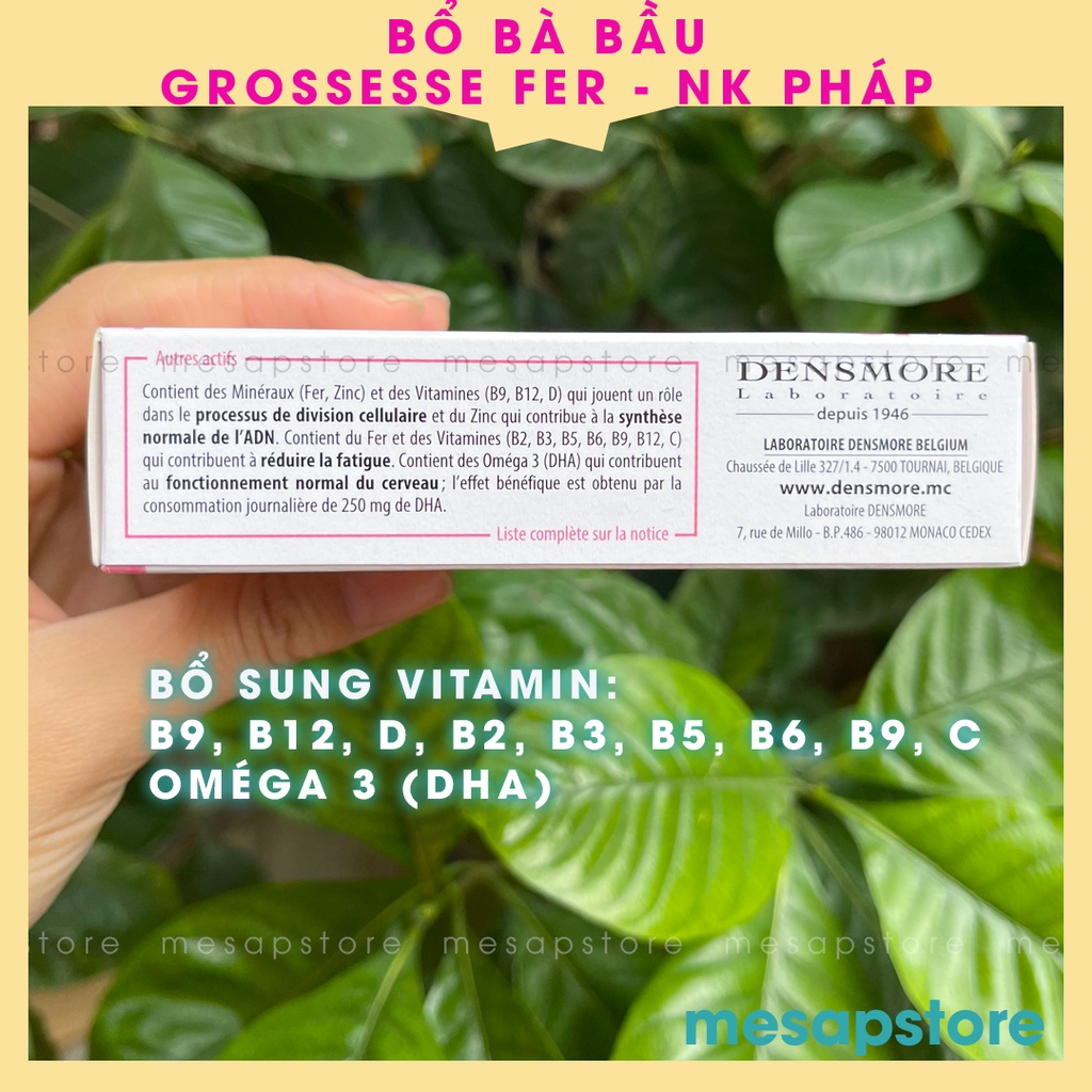 Grossesse fer bổ bà bầu của suvéal