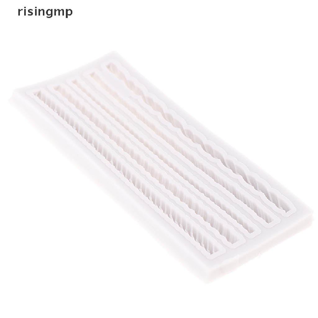 Khuôn Silicone Làm Bánh / Sô Cô La Hình Dây Thừng Năm Đường Độc Đáo DIY ♨Trên đó
