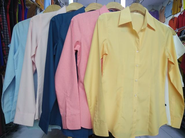 ÁO SƠ MI NỮ MAI AN VẢI KATE Ý CAO CẤP