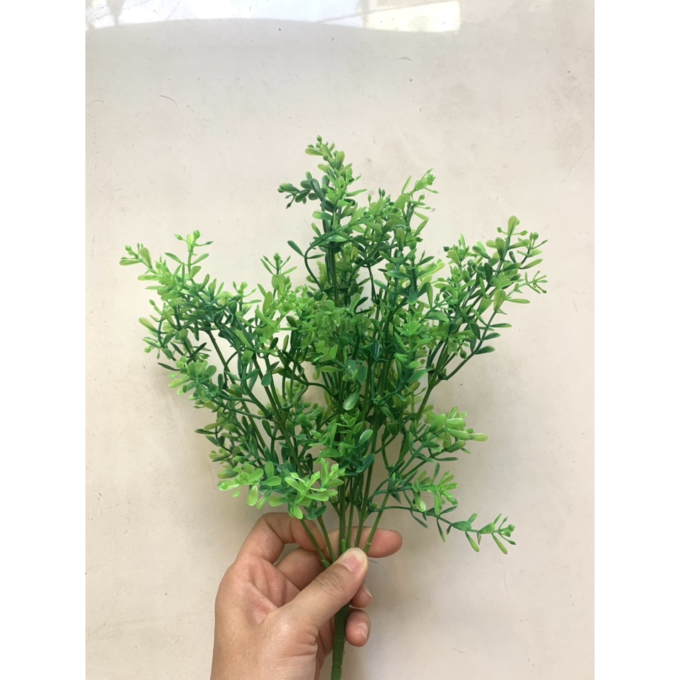 Hoa nhựa trang trí bụi 5 nhánh, 7 nhánh