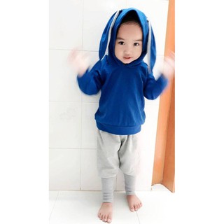 Đồ bộ nỉ tay thỏ bé gái bé trai