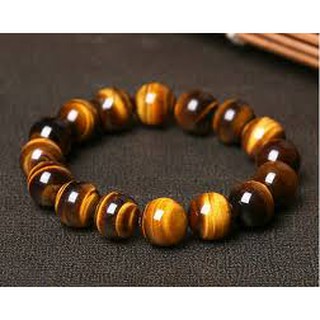 Vòng đá mắt hổ 10 ly phong thủy
