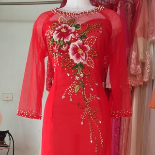 Áo dài mẹ,bà sui