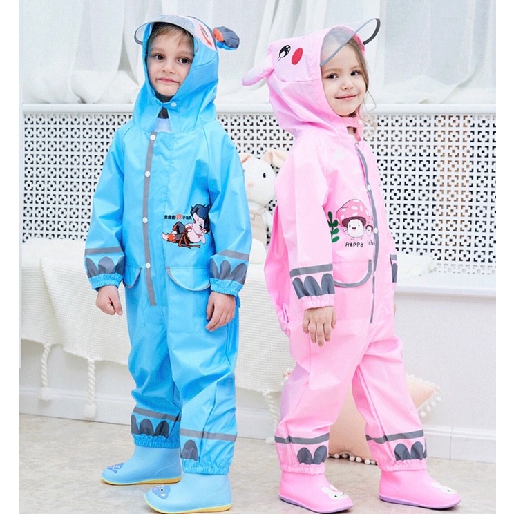 Ảnh Thật - Áo mưa cho bé cao cấp xuất Nhật