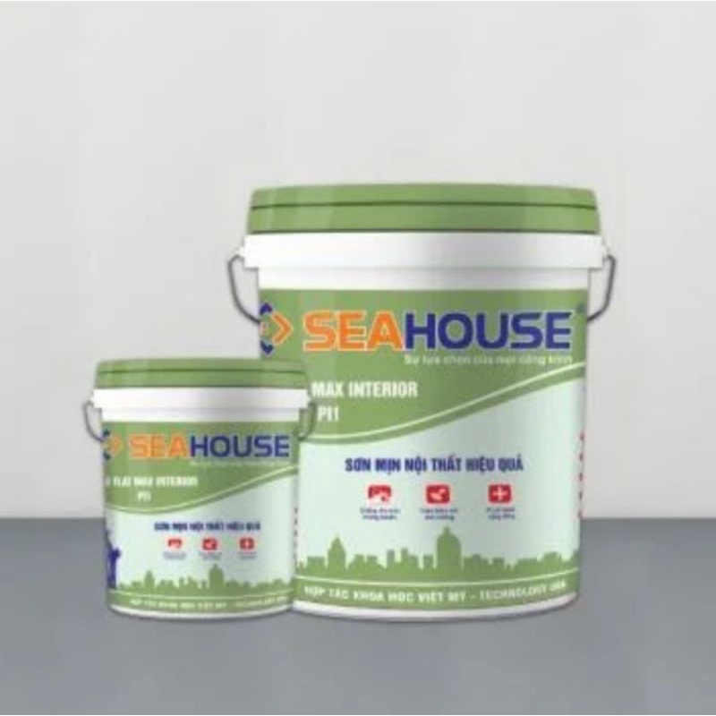 Sơn mịn nội thất hiêụ quả SEAHOUSE 18L