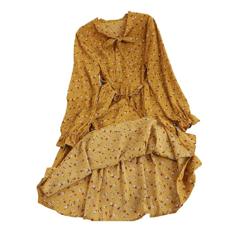 Đầm xếp ly và váy hoa nhí vintage | BigBuy360 - bigbuy360.vn