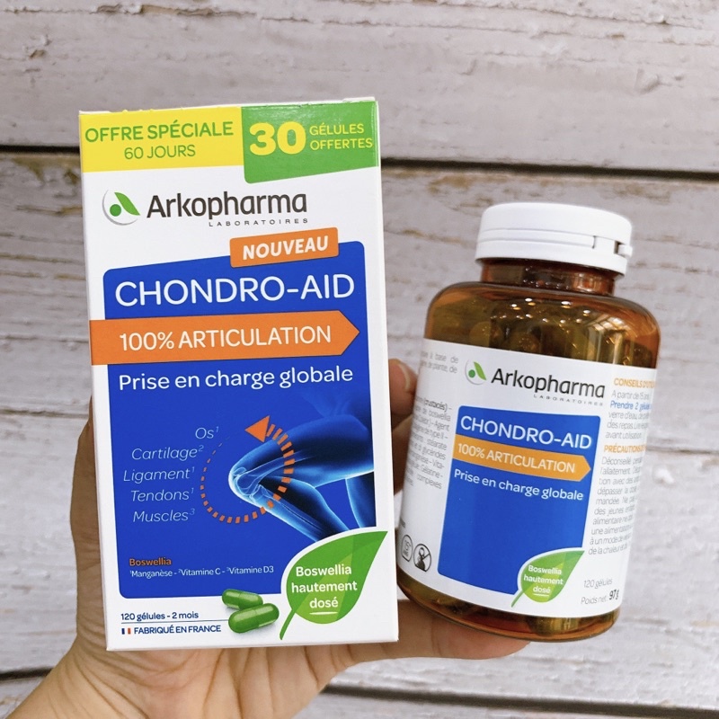 Viên khớp Arkopharma Chondro Aid Set 120 viên