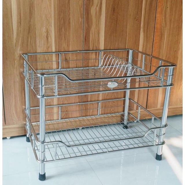 [Grab: hoả tốc 1h]Chạn úp bát/cốc/ Kệ bát đĩa inox 2&amp;3 tầng loại đẹp