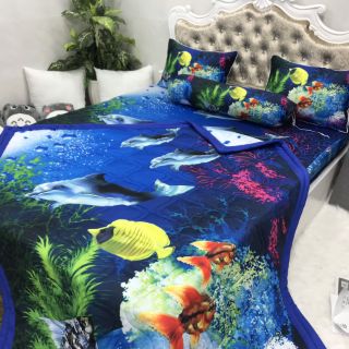 Drap thun cotton 5D lạnh Thái Lan nhập khẩu cao cấp