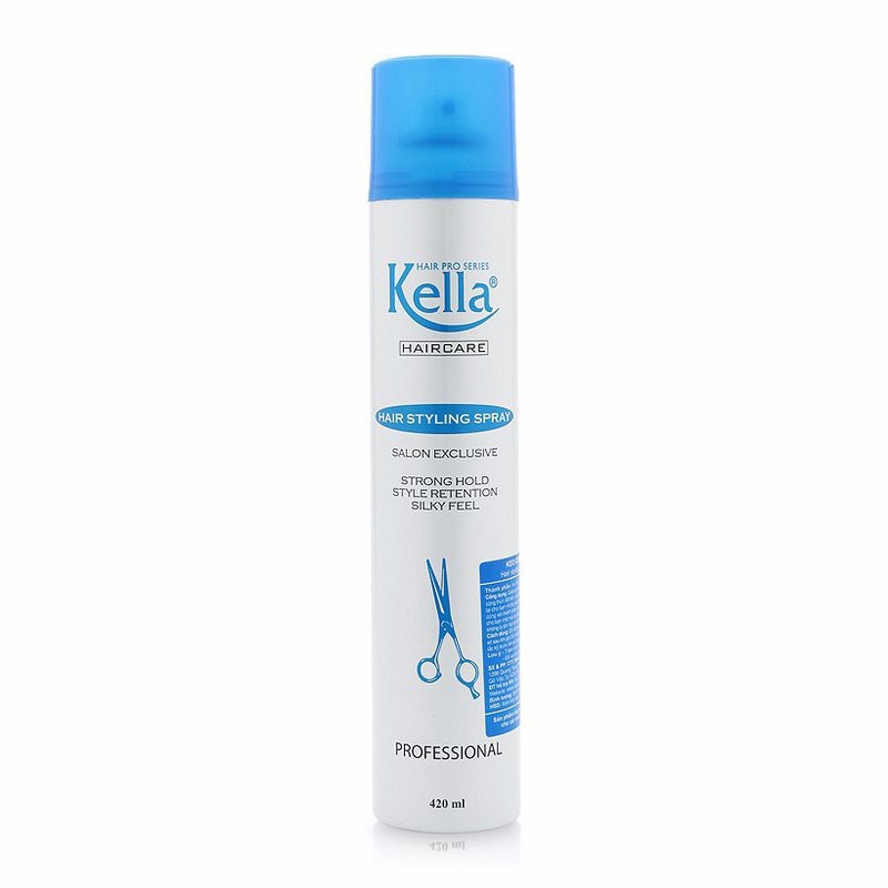 Keo xịt tóc Kella mềm giúp tạo kiểu và giữ nếp 420ml PLTPINKY Phụ Liệu Tóc Pinky