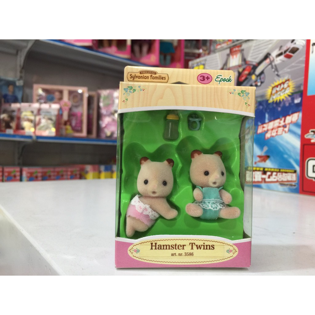 [HÀNG CHÍNH HÀNG] Đồ Chơi Chuột Hamster Sinh Đôi Sylvanian Families Gia Đình Thỏ 3586