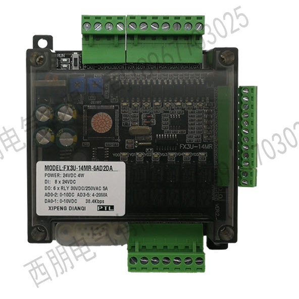 Bo Mạch FX3U-14MR-6AD2DA-RS485
