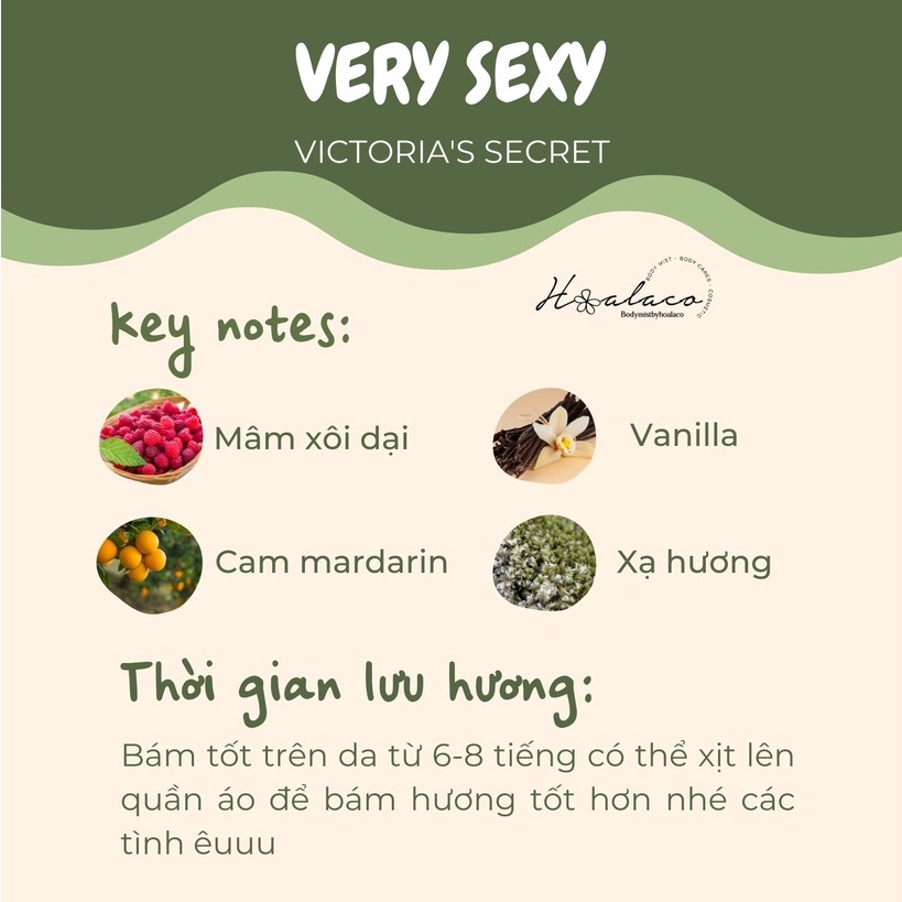 Xịt thơm toàn thân LUXURY VERY SEXY  - BODY MIST VICTORIA'S SECRET