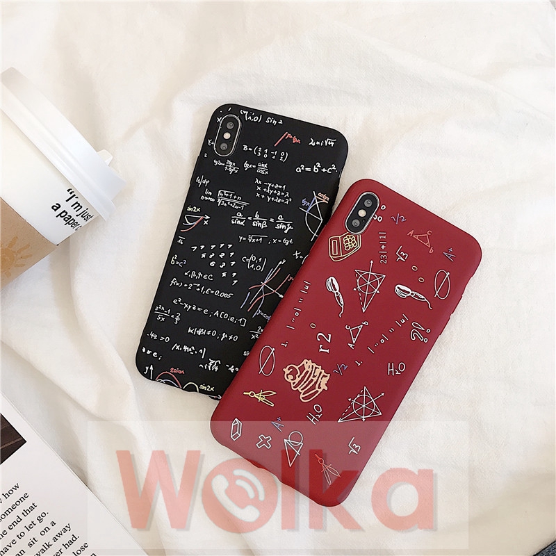Ốp điện thoại mềm hình toán học cho Samsung A11 M11 M30s M21 A31 M31 A21S A51 A71 A10s A20s A30 A10 M10 A70 A50 A50s A30s M20 J2 J7 Prime A7 2018 | BigBuy360 - bigbuy360.vn
