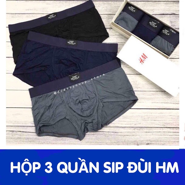 Hộp 3 quần sip đùi HM 