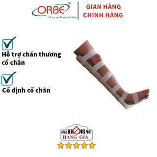 Nẹp nhôm chân ORBE (NGẮN, DÀI) - Nẹp nhôm chân hỗ trợ cố định cổ chân trước khi phẫu thuật.