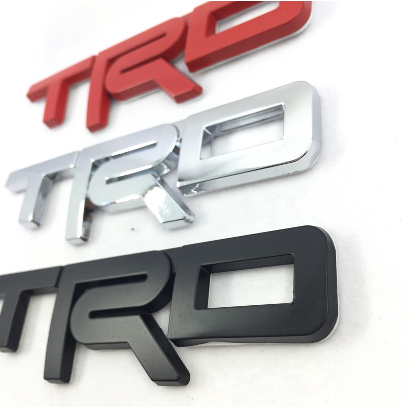 Logo Trd Kim Loại Trang Trí Xe Hơi