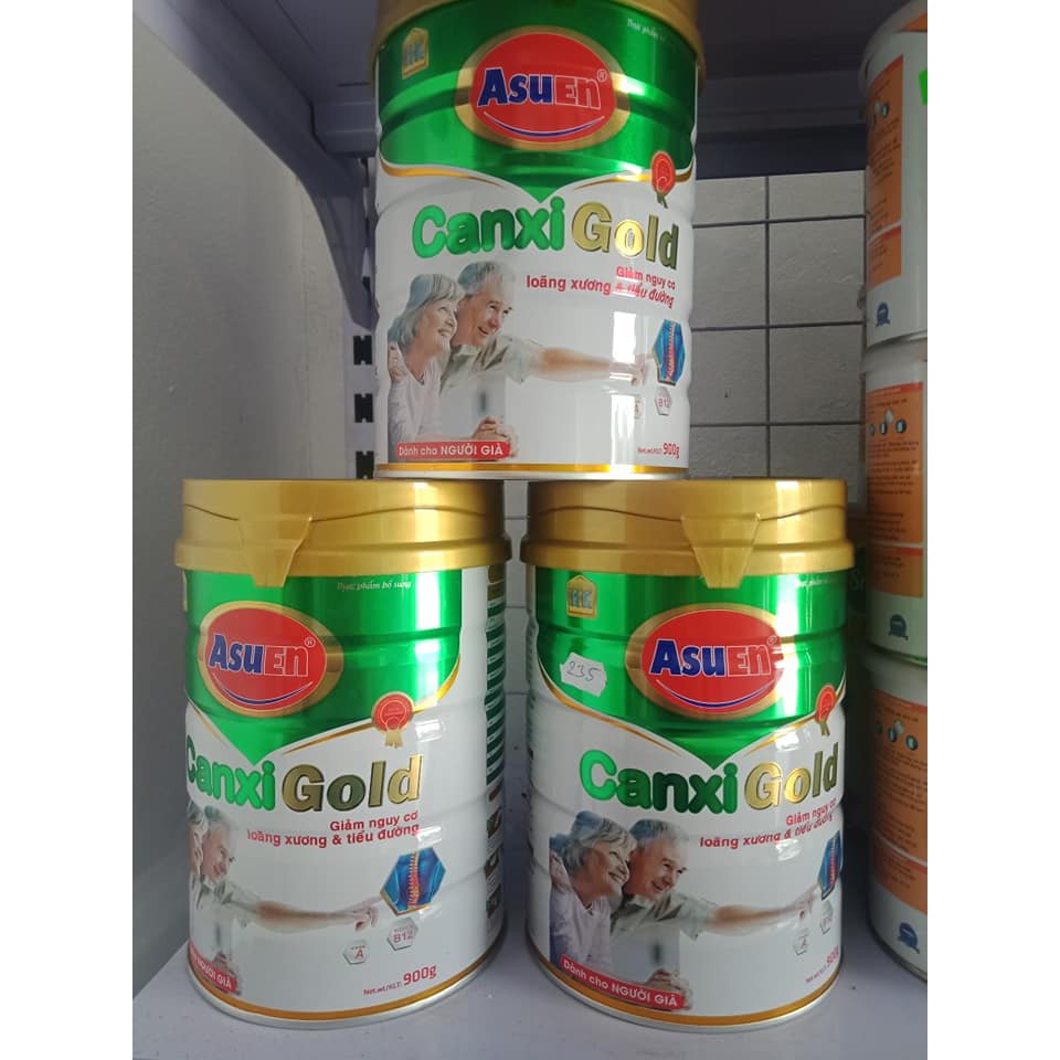 combo 2 lon sữa asuen canxi gold 900g - Sữa canxi gold dành cho người già loãng xương, tiểu đường