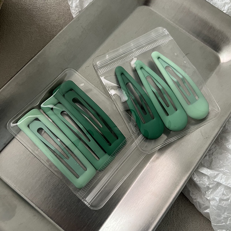 Set 3 Kẹp Tóc Màu Sắc Đơn Giản Thời Trang Cho Nữ