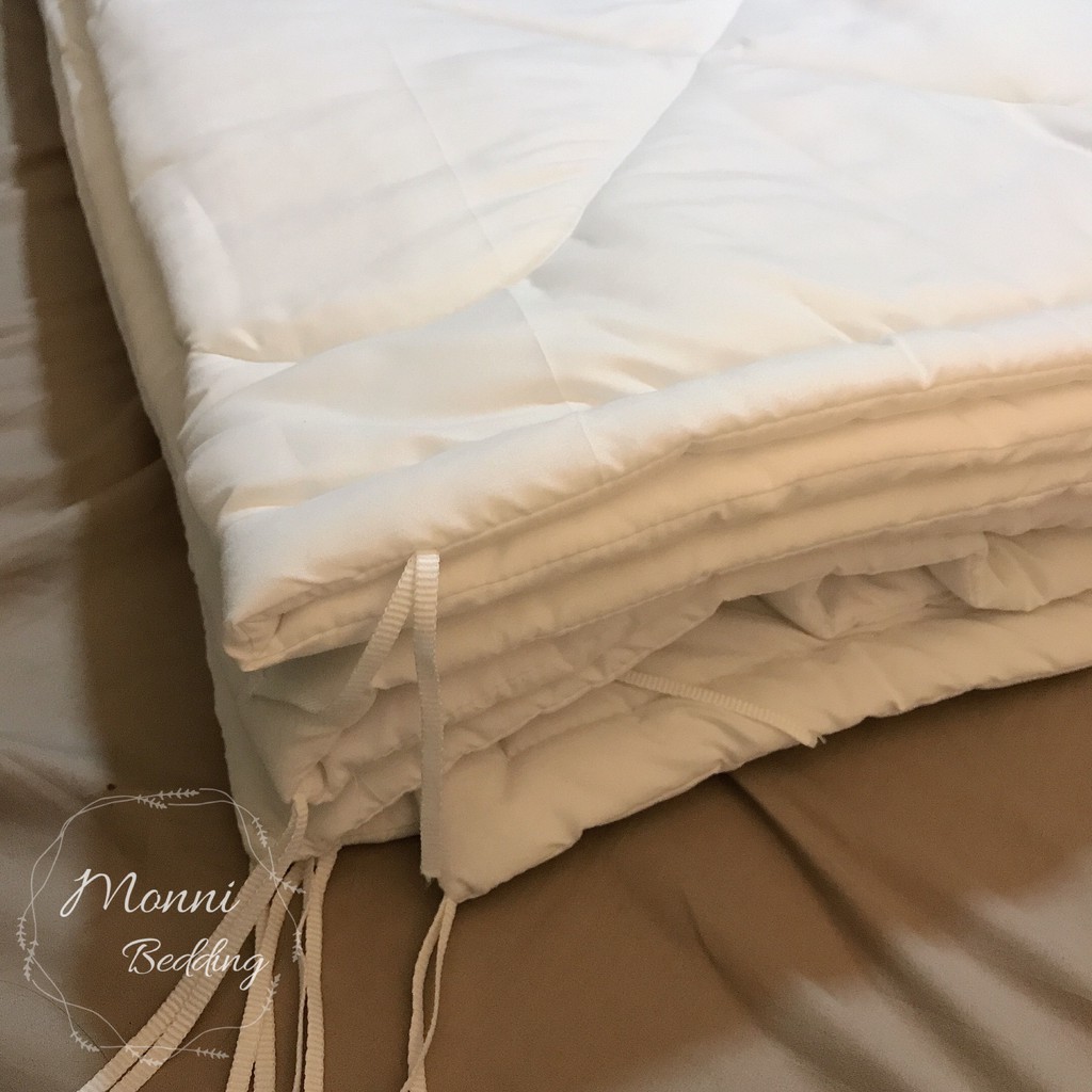 RUỘT CHĂN HÈ GÒN MỊN SIÊU NHẸ, GÒN LÔNG VŨ NHÂN TẠO CAO CẤP, MÀU TRẮNG TINH SIZE TO 2M X 2M2