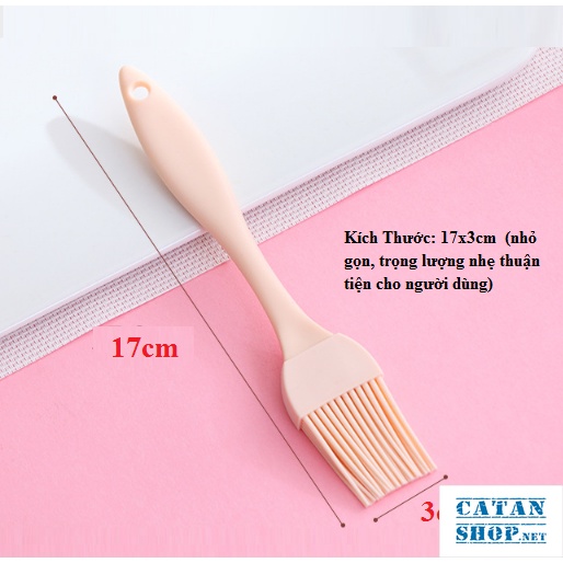 Cọ quét dầu, phết bơ làm bánh tiện dụng, ướp gia vị, Chổi silicon quét dầu ăn cho nồi chiên không dầu-CoQuetDau-Duc