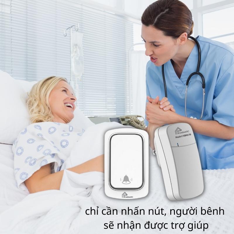 Chuông Cửa Không Dây Không Pin Thông Minh Chống Nước HBM078
