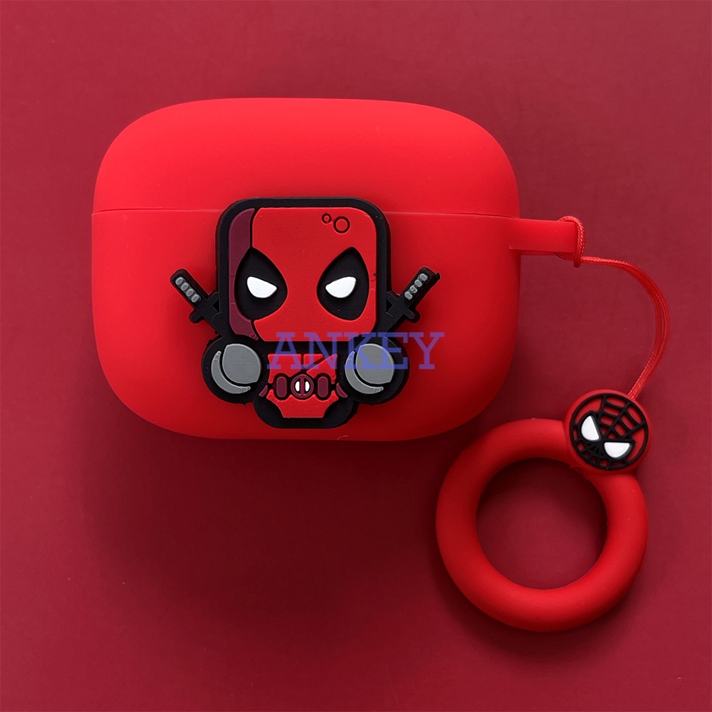 JBL TUNE 215 / Wave 200 / T280 X / Live 300 / T130NC T230NC TWS Case Hộp Đựng Tai Nghe Nhét Tai Silicon Chống Rơi In Hoạt Hình Deadpool