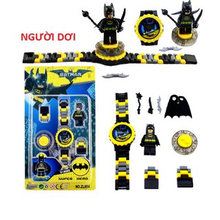 [XẢ SỐC] Đồng hồ đồ chơi lắp ráp Lego cho bé