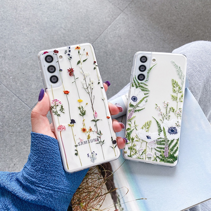 Thời Trang Ốp Điện Thoại tpu Mềm Trong Suốt Họa Tiết Hoa Cho samsung galaxy a53 a52 a22 a32 a42 a72 a82 a12 a33 a73 a71 a51 a52s 4g 5g
