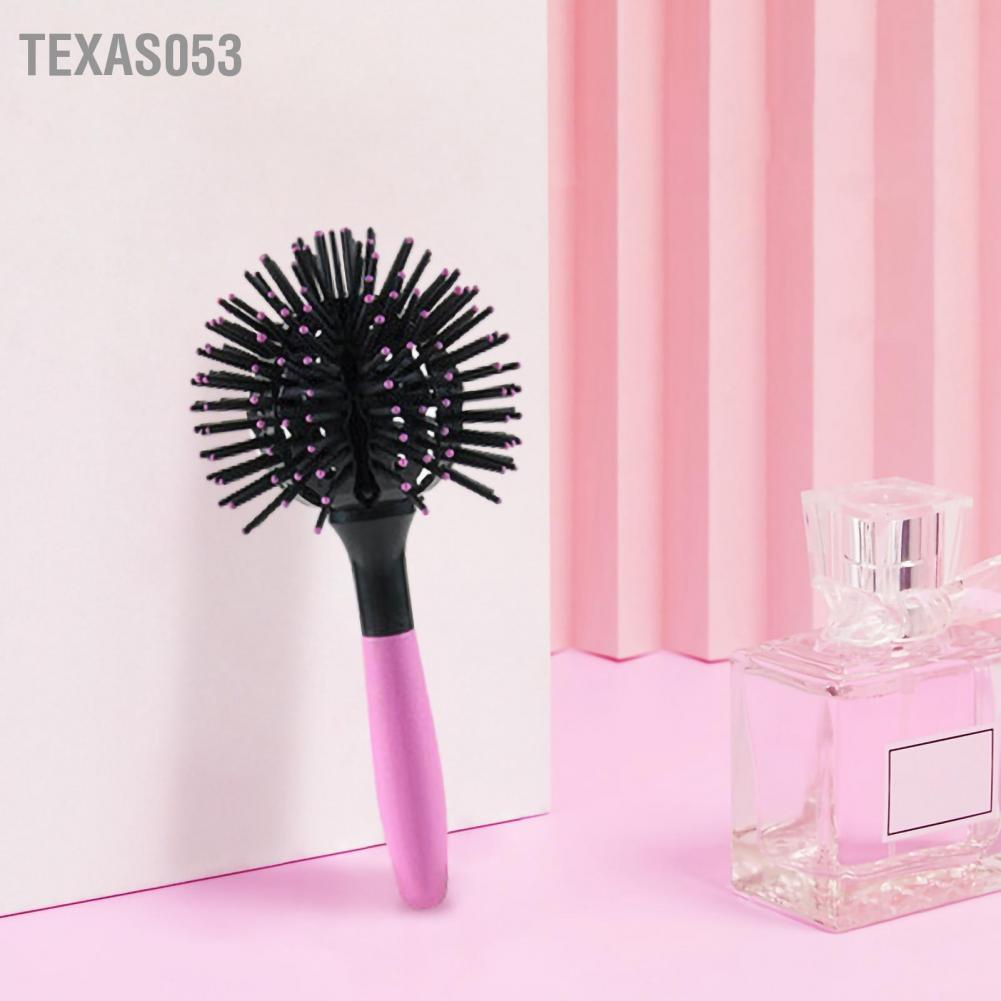 [Hàng mới về] Lược chải tóc hình cầu 360° 3D chống nhiệt dễ gỡ rối dễ tạo kiểu tóc tiện dụng