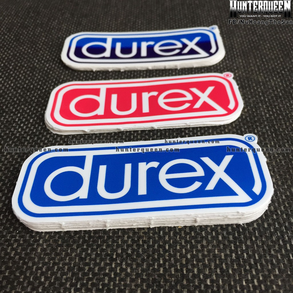 DU REX[9.6x3.9cm] decal cao cấp chống nước, sắc nét, bền màu, dính chặt. Hình dán logo trang trí mọi nơi