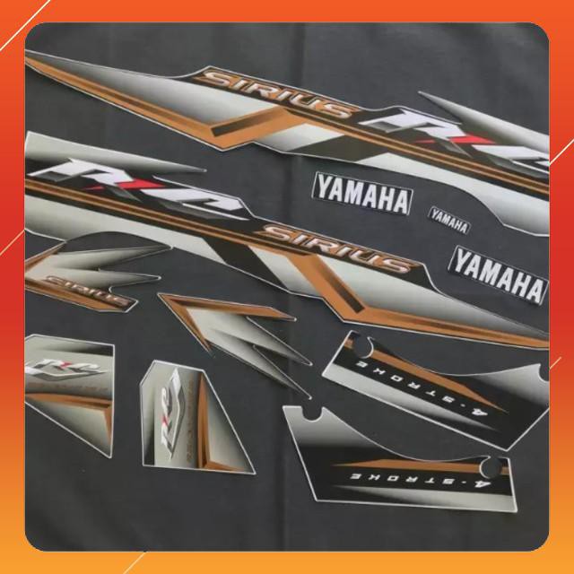 [CỰC RẺ] BỘ TEM 3 LỚP MẪU ZIN HÀNG CAO CẤP CHO SIRIUS RC THÁI - MÀU TRẮNG