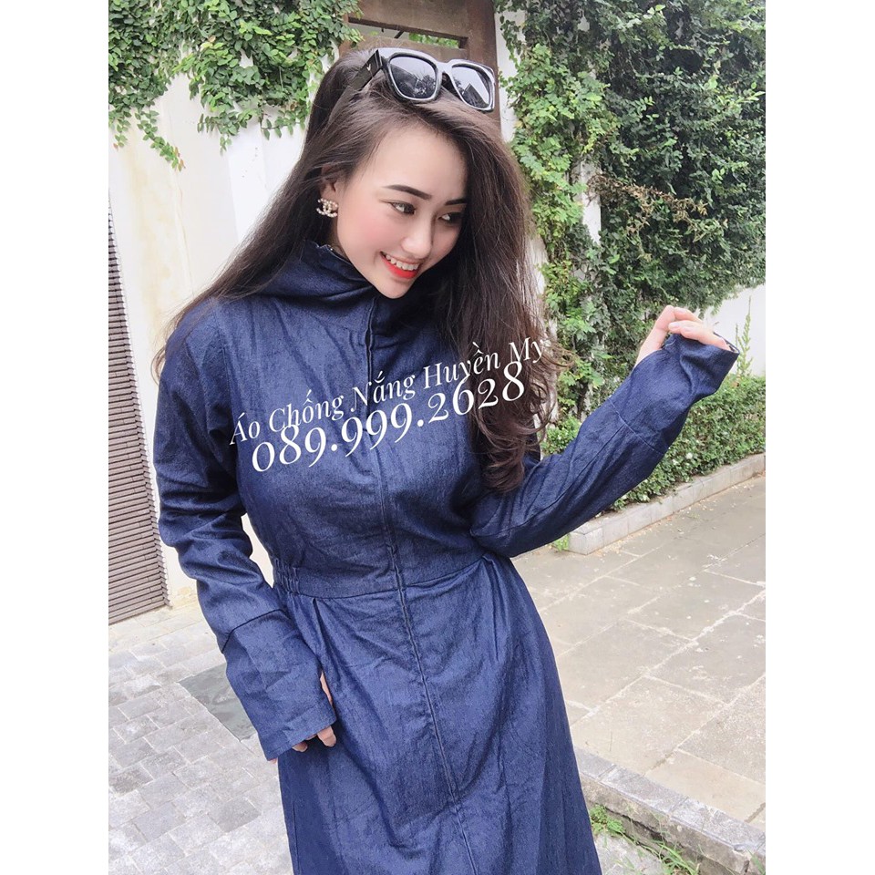Áo Chống Nắng Toàn Thân Vải Jean - Vải Bò Huyền My Cao Cấp Mặc Cực Sang Chảnh | BigBuy360 - bigbuy360.vn