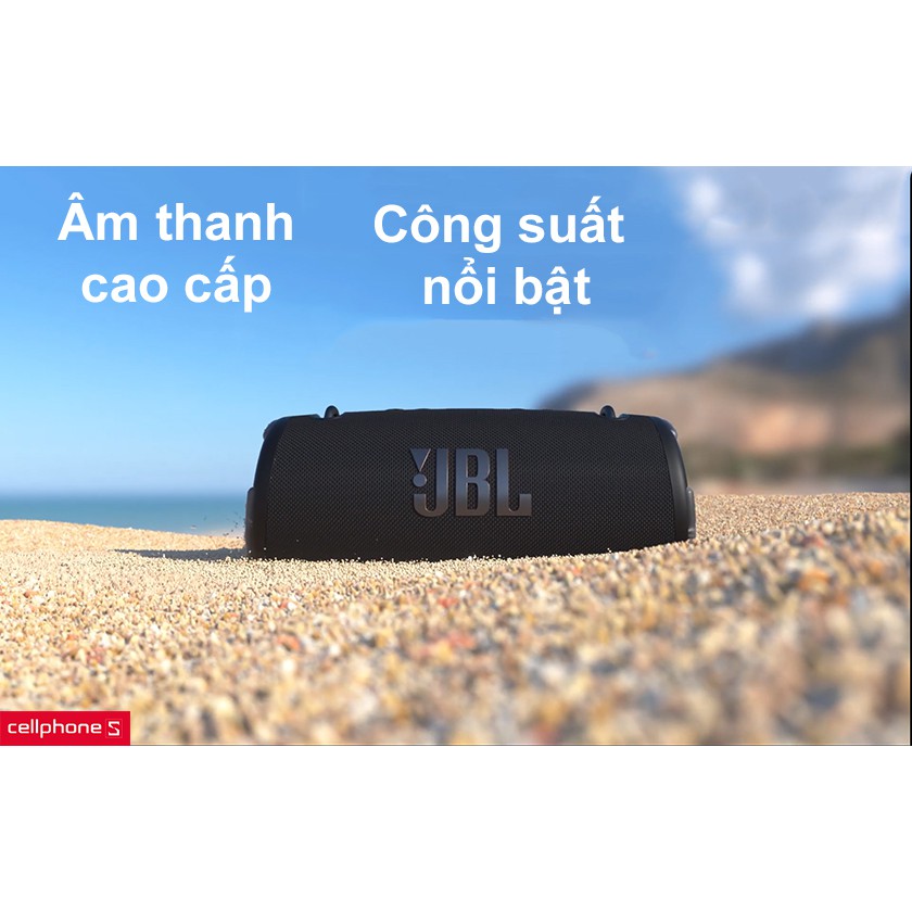 Loa Bluetooth Không Dây Bass Siêu Trầm Xtreme 3 Âm Thanh Lớn Bass Cực Chất, Chống Thấm Nước Tốt