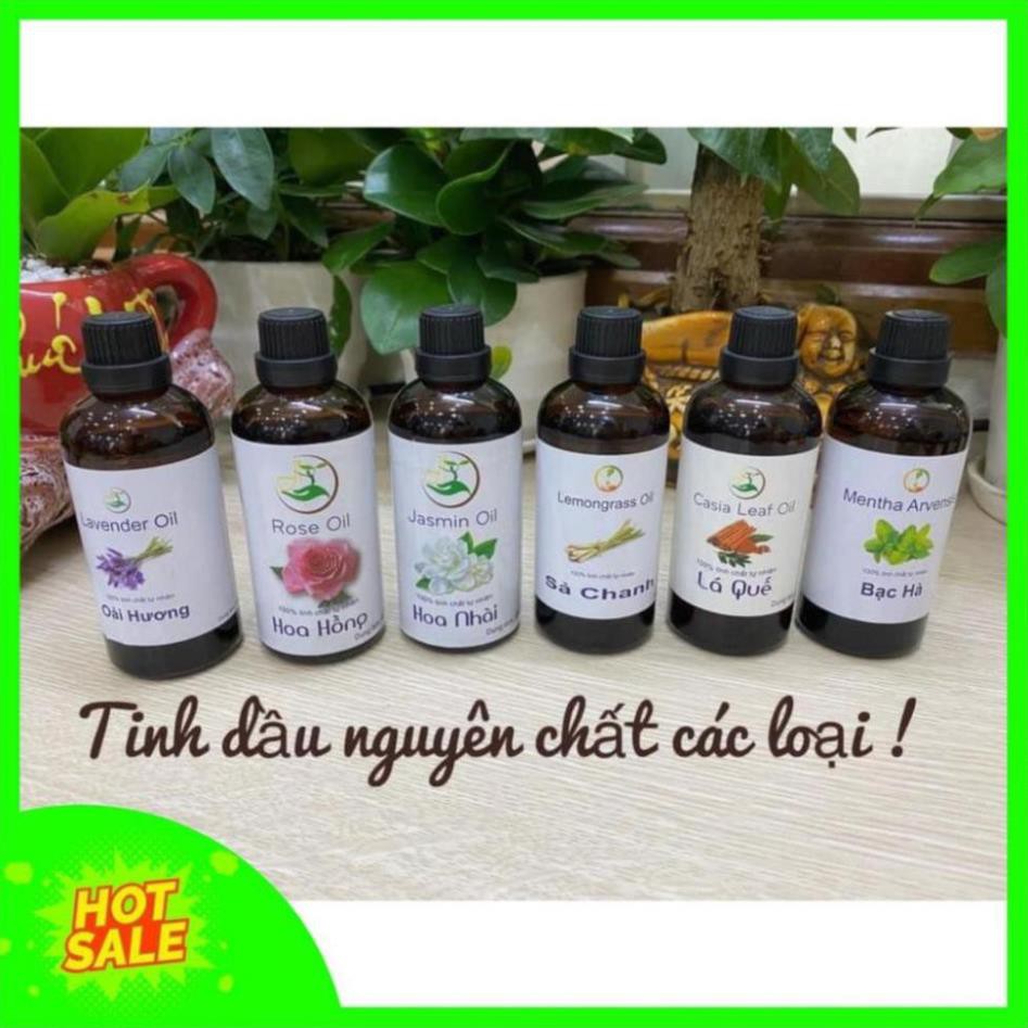 Tinh Dầu Xông, Tinh Dầu Xông Phòng Đủ Vị Quế, Sả Chanh, Oải Hương,Bạc Hà Chai 100ml