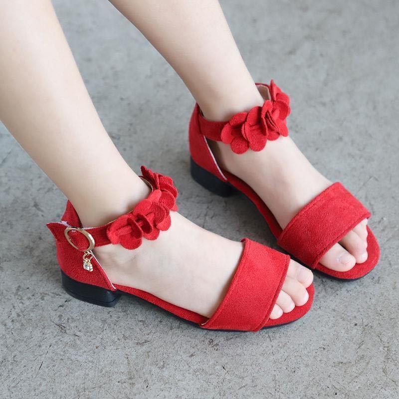 Little girl Korean fashion sandals PAPAYA