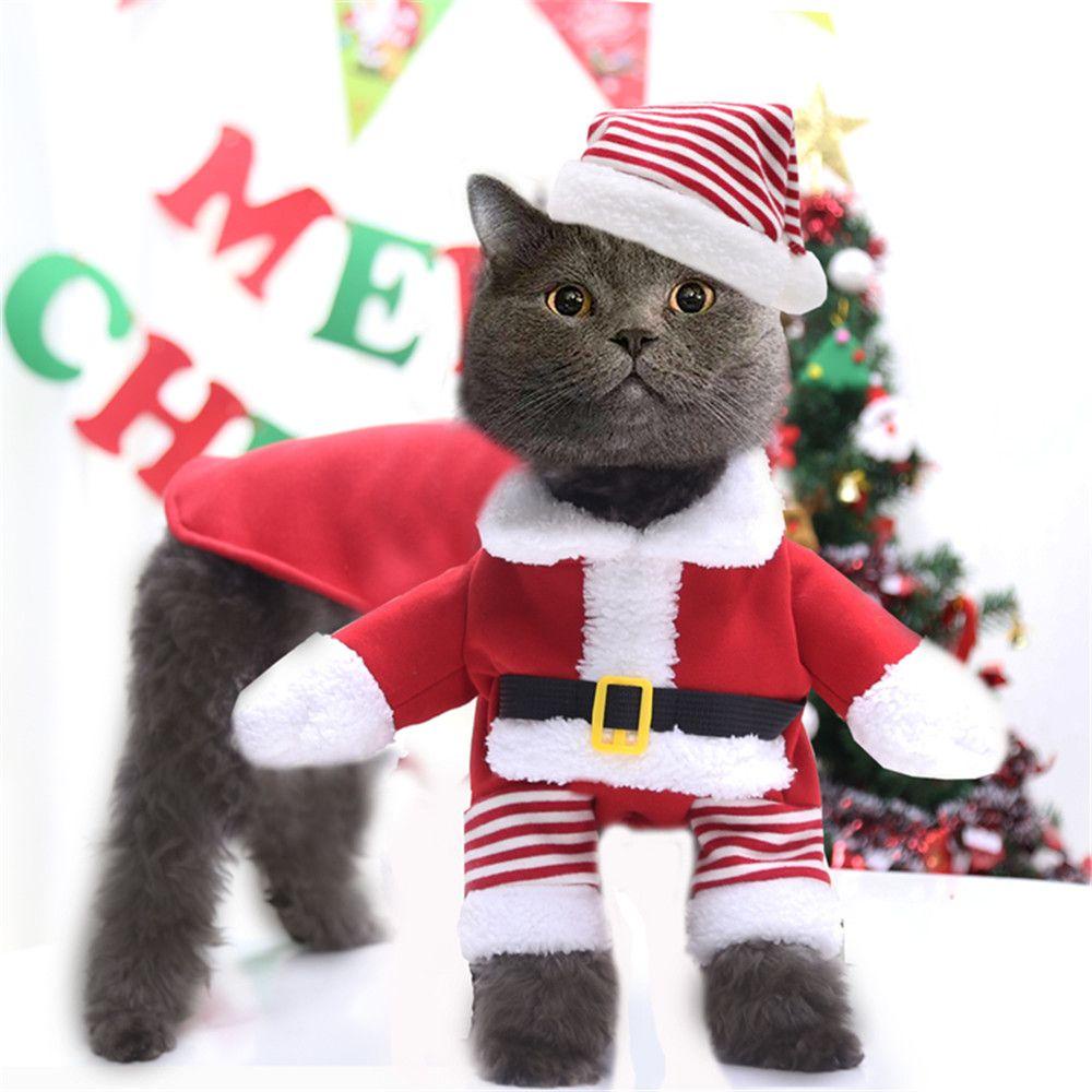 Set Đồ 2 Món Hóa Trang Ông Già Noel Cho Thú Cưng