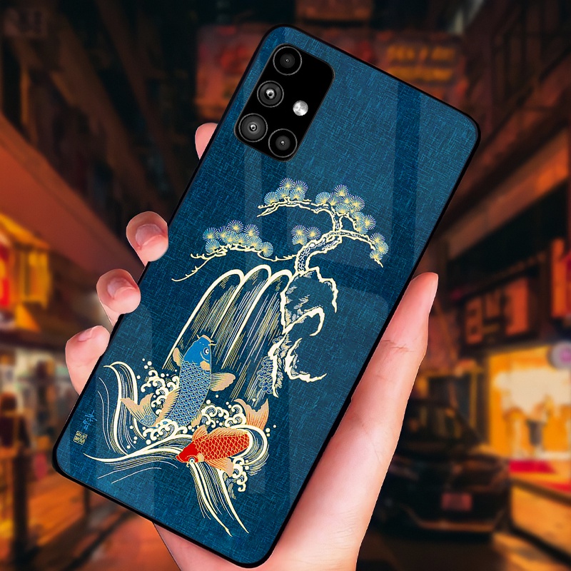 Ốp Samsung A51, M51, A31, A71 Mặt kính cường sang trọng, cao cấp, sáng bóng