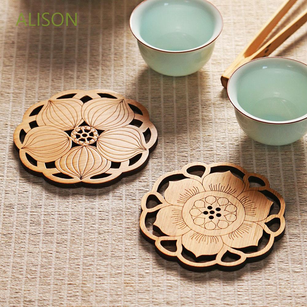 Đế Lót Ly Bằng Tre Kiểu Dáng Cổ Điển